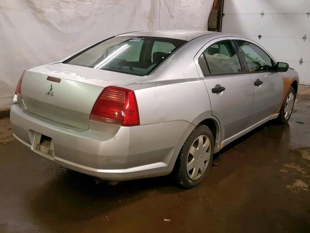 4A3AB26F94E122626 - 2004 MITSUBISHI GALANT DE SILVER photo 4