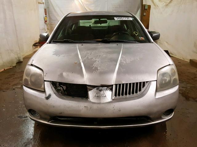 4A3AB26F94E122626 - 2004 MITSUBISHI GALANT DE SILVER photo 9