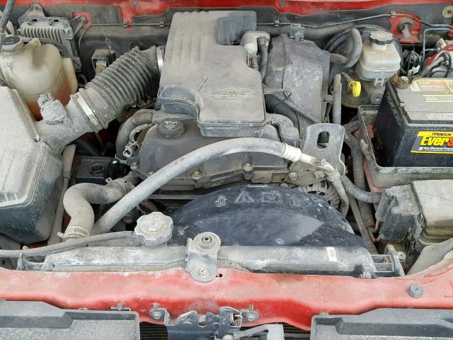 1GCCS148258292529 - 2005 CHEVROLET COLORADO RED photo 7