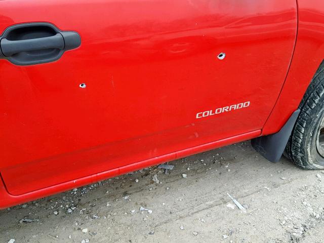 1GCCS148258292529 - 2005 CHEVROLET COLORADO RED photo 9