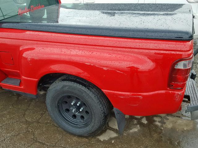 1FTYR10C51PA68084 - 2001 FORD RANGER RED photo 9