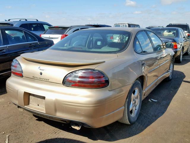 1G2WP52K9XF342527 - 1999 PONTIAC GRAND PRIX 金色 照片 4