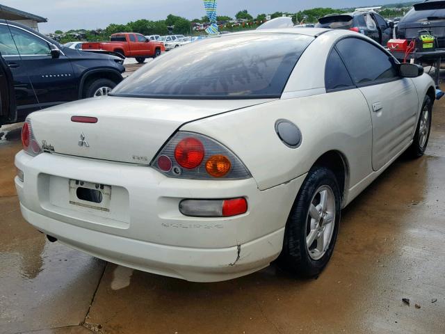 4A3AC34G43E043636 - 2003 MITSUBISHI ECLIPSE RS BEIGE photo 4