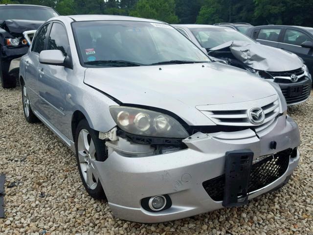 JM1BK143X51256144 - 2005 MAZDA 3 HATCHBAC SILVER photo 1