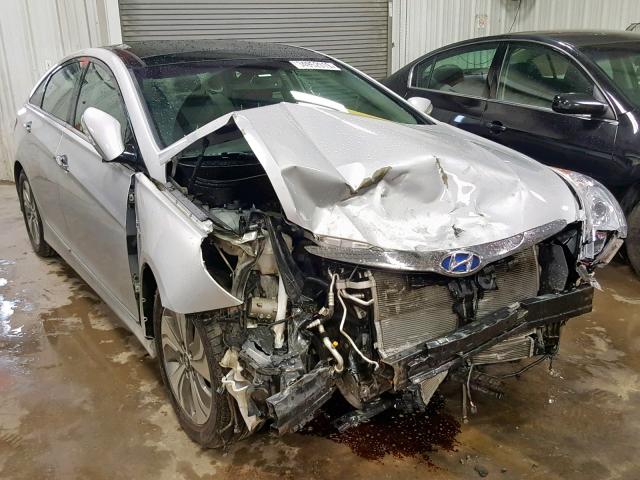 KMHEC4A44EA109242 - 2014 HYUNDAI SONATA HYB SILVER photo 1