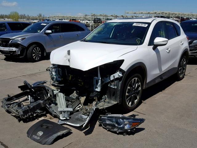 JM3KE4DY3G0836985 - 2016 MAZDA CX-5 GT WHITE photo 2