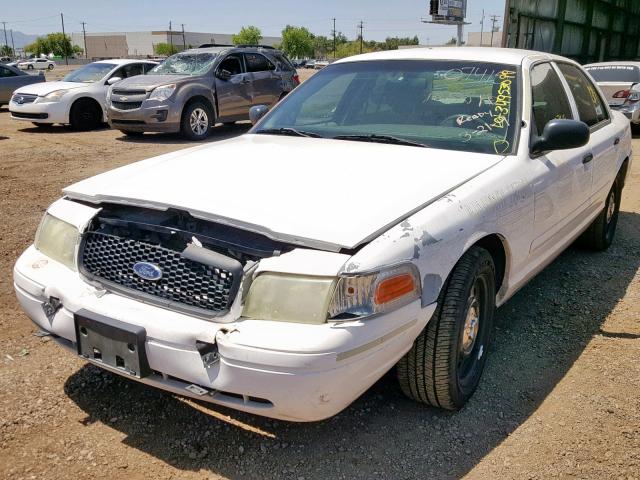 2FAHP71W77X125010 - 2007 FORD CROWN VICT WHITE photo 2