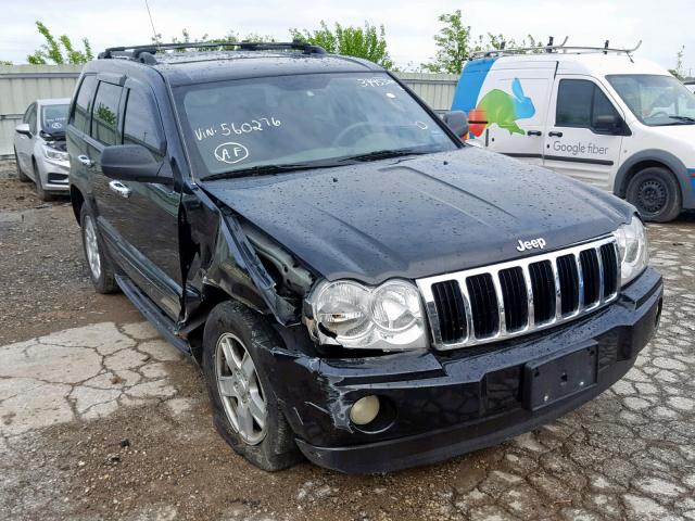 1J4GR48K95C560276 - 2005 JEEP GRAND CHER BLACK photo 1