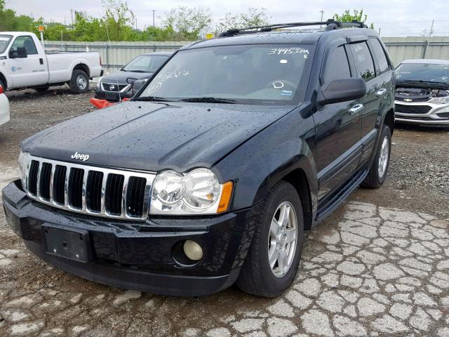 1J4GR48K95C560276 - 2005 JEEP GRAND CHER BLACK photo 2