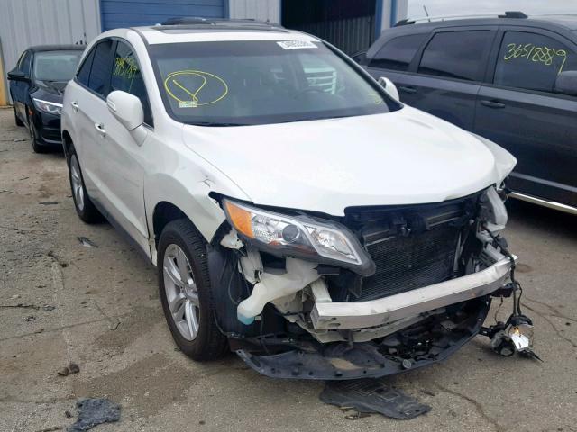 5J8TB3H52FL001622 - 2015 ACURA RDX TECHNO WHITE photo 1