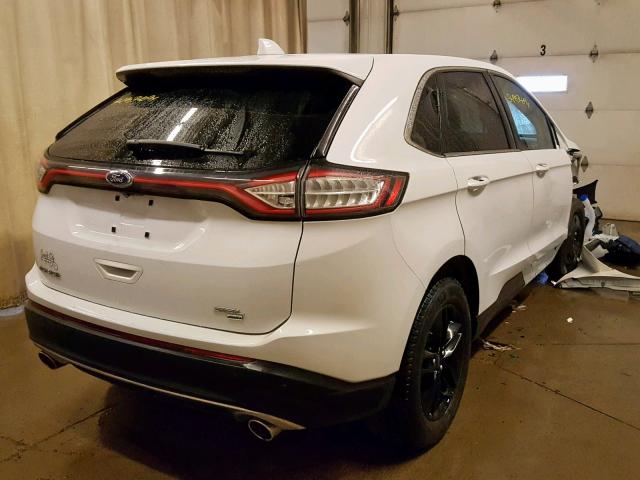 2FMTK4J80FBC18431 - 2015 FORD EDGE SEL WHITE photo 4