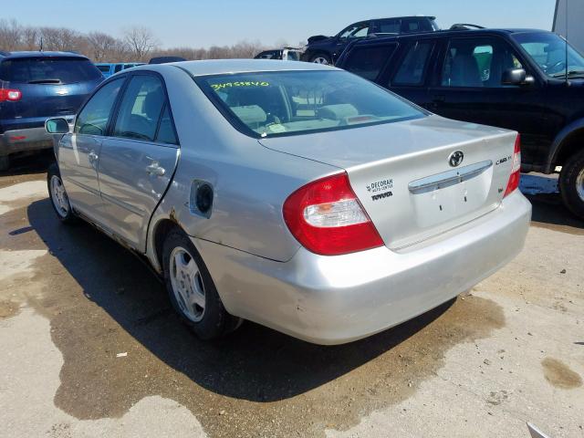 4T1BF30K52U505341 - 2002 TOYOTA CAMRY LE  photo 3