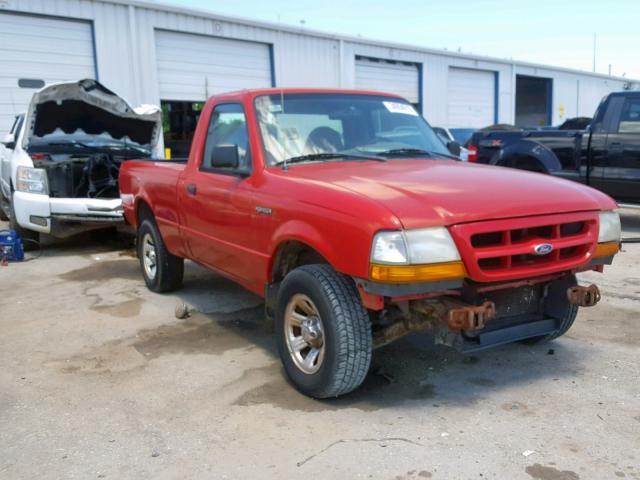 1FTYR10C5YPC01484 - 2000 FORD RANGER RED photo 1