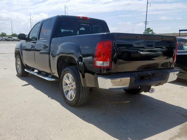 3GTEC13J77G518250 - 2007 GMC NEW SIERRA BLACK photo 3