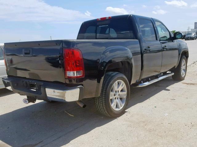 3GTEC13J77G518250 - 2007 GMC NEW SIERRA BLACK photo 4