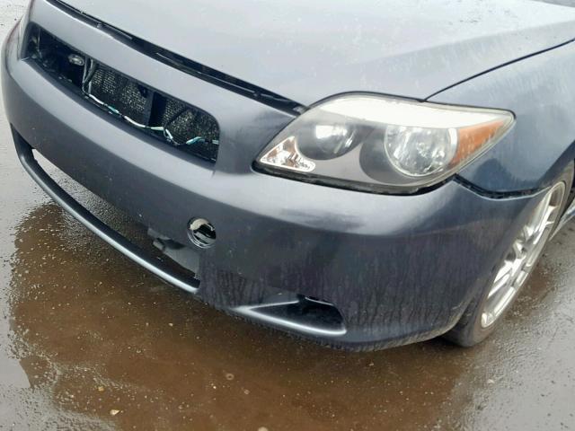 JTKDE177650004033 - 2005 TOYOTA SCION TC CHARCOAL photo 9