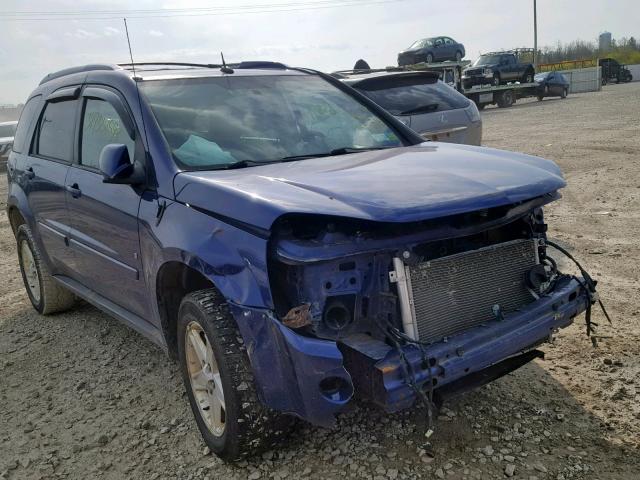 2CNDL63F966126302 - 2006 CHEVROLET EQUINOX LT BLUE photo 1