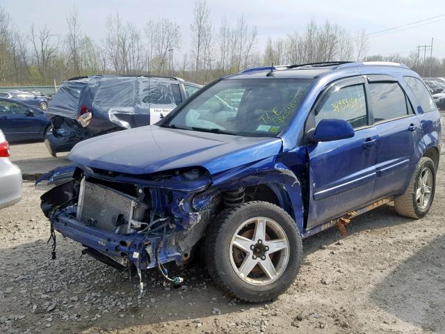 2CNDL63F966126302 - 2006 CHEVROLET EQUINOX LT BLUE photo 2