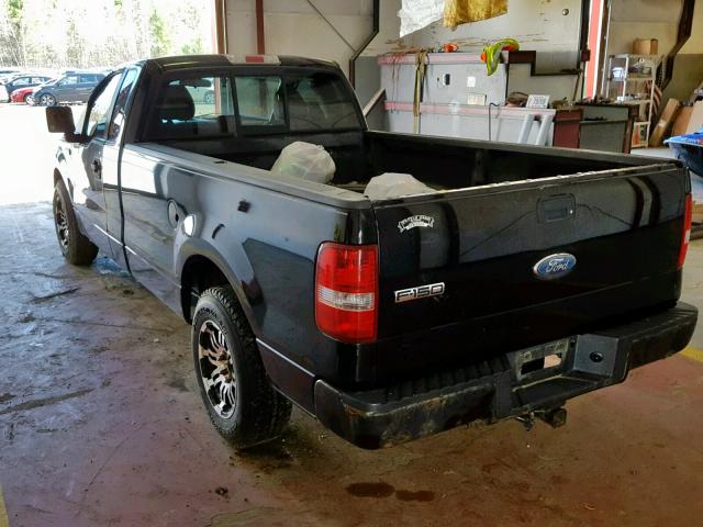 1FTRF12217KC38433 - 2007 FORD F150 BLACK photo 3