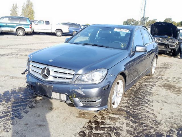 WDDGF4HBXDA827617 - 2013 MERCEDES-BENZ C 250  photo 2