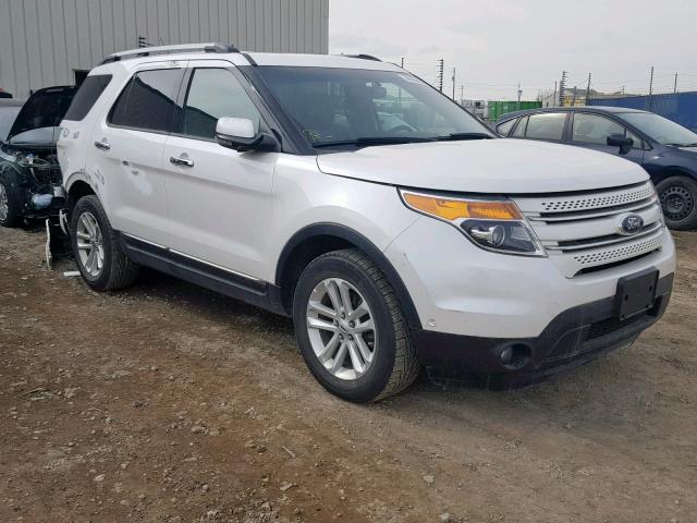 1FMHK8F82CGA33744 - 2012 FORD EXPLORER L WHITE photo 1