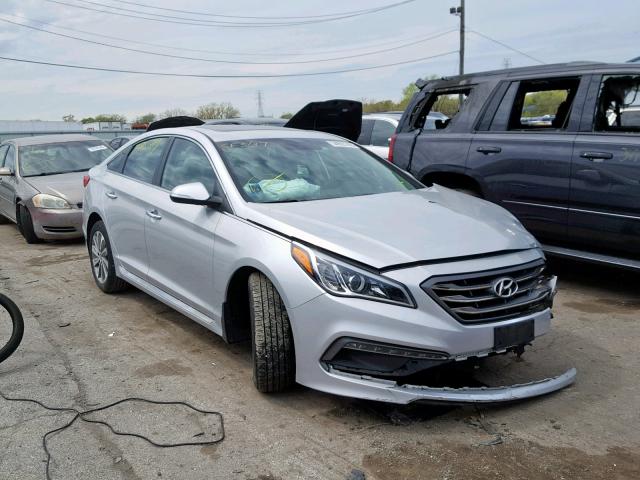 5NPE34AF3HH568068 - 2017 HYUNDAI SONATA SPO SILVER photo 1