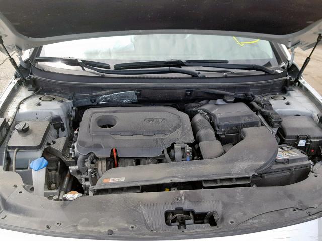 5NPE34AF3HH568068 - 2017 HYUNDAI SONATA SPO SILVER photo 7