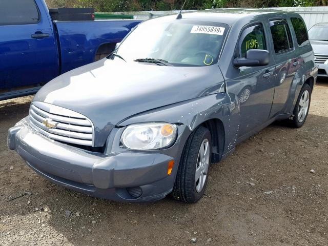 3GNDA13D38S602860 - 2008 CHEVROLET HHR LS GRAY photo 2