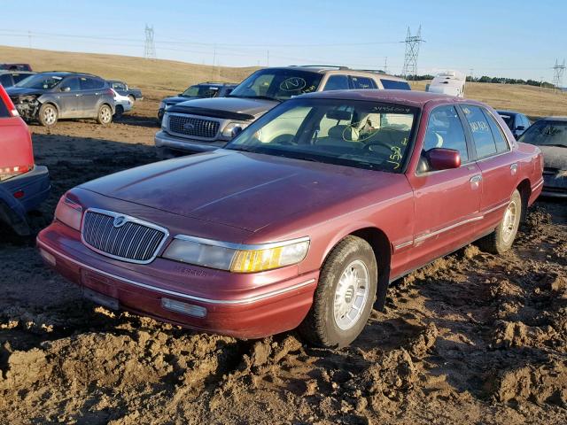 2MELM75W5TX622394 - 1996 MERCURY GRAND MARQ BURGUNDY photo 2