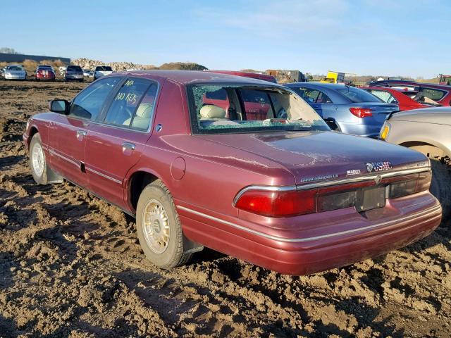 2MELM75W5TX622394 - 1996 MERCURY GRAND MARQ BURGUNDY photo 3