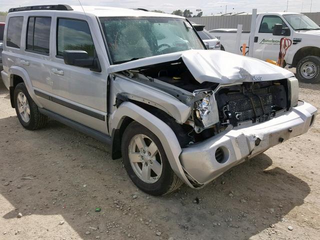 1J8HG48K67C546203 - 2007 JEEP COMMANDER SILVER photo 9