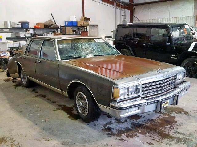 1G1AN69H8DX106736 - 1983 CHEVROLET CAPRICE CL GRAY photo 1