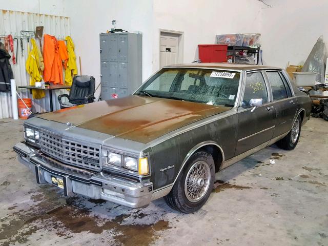 1G1AN69H8DX106736 - 1983 CHEVROLET CAPRICE CL GRAY photo 2