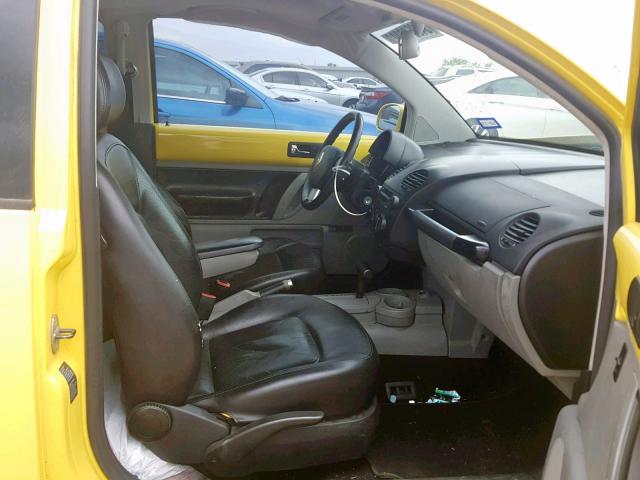 3VWDD21C43M429702 - 2003 VOLKSWAGEN NEW BEETLE ყვითელი ფოტო 5