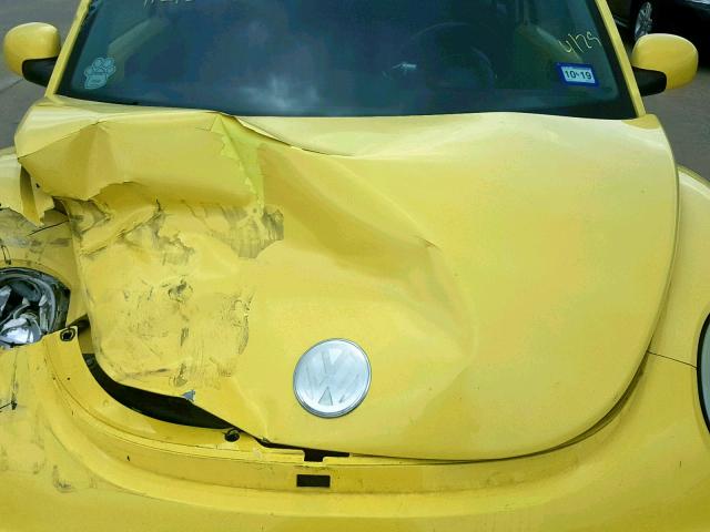 3VWDD21C43M429702 - 2003 VOLKSWAGEN NEW BEETLE ყვითელი ფოტო 7