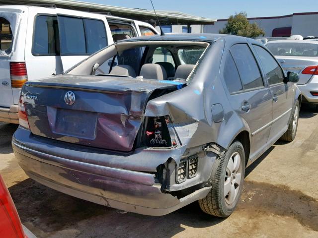 3VWSA69M44M114369 - 2004 VOLKSWAGEN JETTA GLS GRAY photo 4