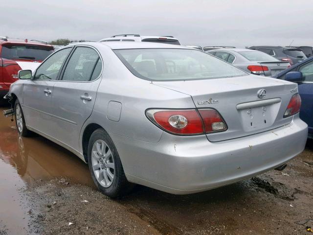 JTHBF30G230098053 - 2003 LEXUS ES 300 SILVER photo 3