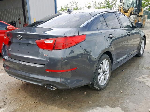 KNAGM4A72F5619214 - 2015 KIA OPTIMA LX CHARCOAL photo 4