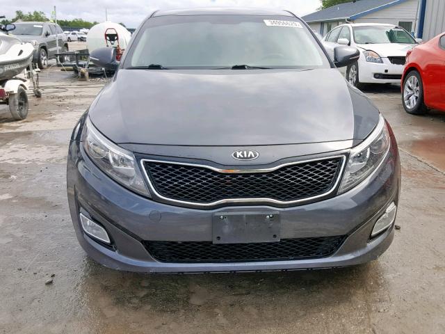 KNAGM4A72F5619214 - 2015 KIA OPTIMA LX CHARCOAL photo 9