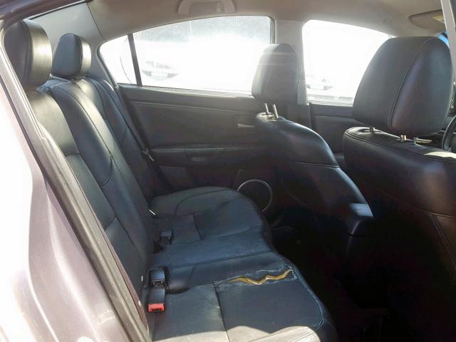 JM1BK123751302256 - 2005 MAZDA 3 S GRAY photo 6