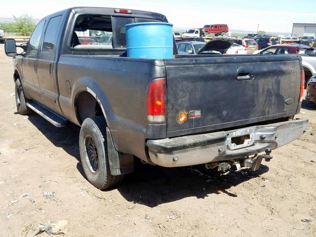 1FTSW31F62ED36088 - 2002 FORD F350 SRW S BLACK photo 3