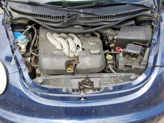 3VWBM31Y75M302860 - 2005 VOLKSWAGEN NEW BEETLE ლურჯი ფოტო 7