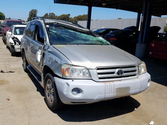 JTEDP21A260106356 - 2006 TOYOTA HIGHLANDER SILVER photo 1