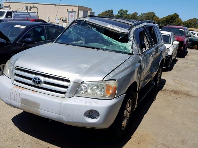 JTEDP21A260106356 - 2006 TOYOTA HIGHLANDER SILVER photo 2