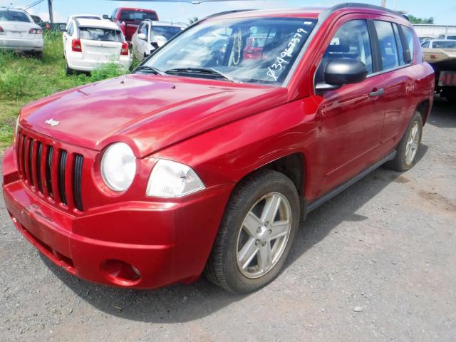 1J8FT47W38D632426 - 2008 JEEP COMPASS SP RED photo 2