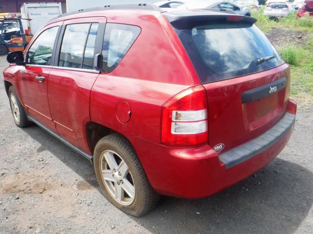 1J8FT47W38D632426 - 2008 JEEP COMPASS SP RED photo 3