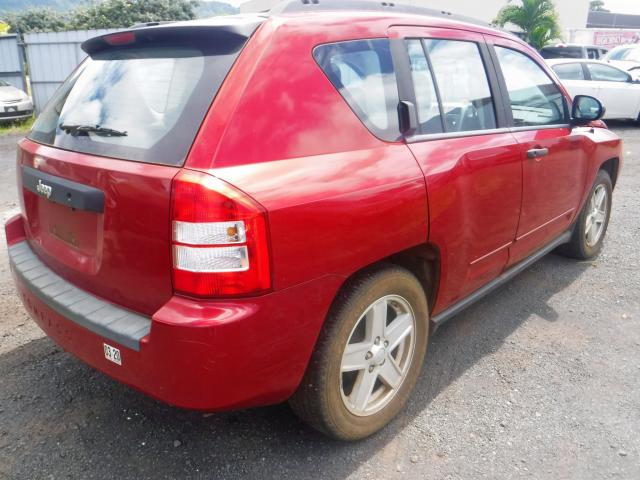 1J8FT47W38D632426 - 2008 JEEP COMPASS SP RED photo 4