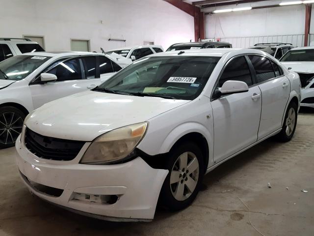 1G8ZS57B09F215808 - 2009 SATURN AURA XE WHITE photo 2