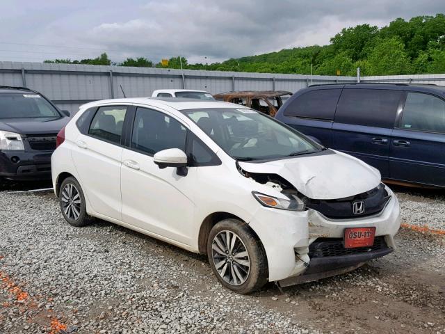 JHMGK5H78HS009115 - 2017 HONDA FIT EX WHITE photo 1