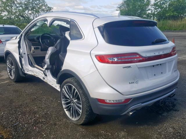 5LMTJ2AH3FUJ19634 - 2015 LINCOLN MKC WHITE photo 3